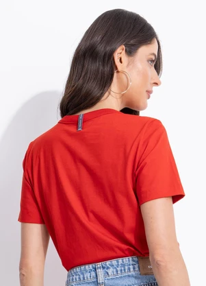 Colcci Jeans - Camiseta Cj Vermelho - COLCCI JEANS