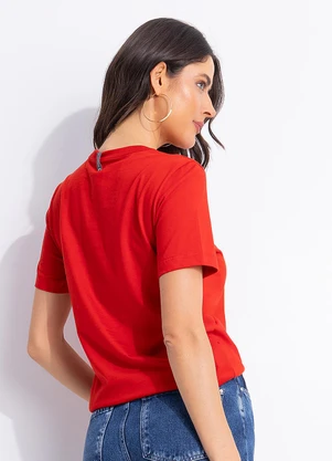 Colcci Jeans - Camiseta Cj Vermelho - COLCCI JEANS