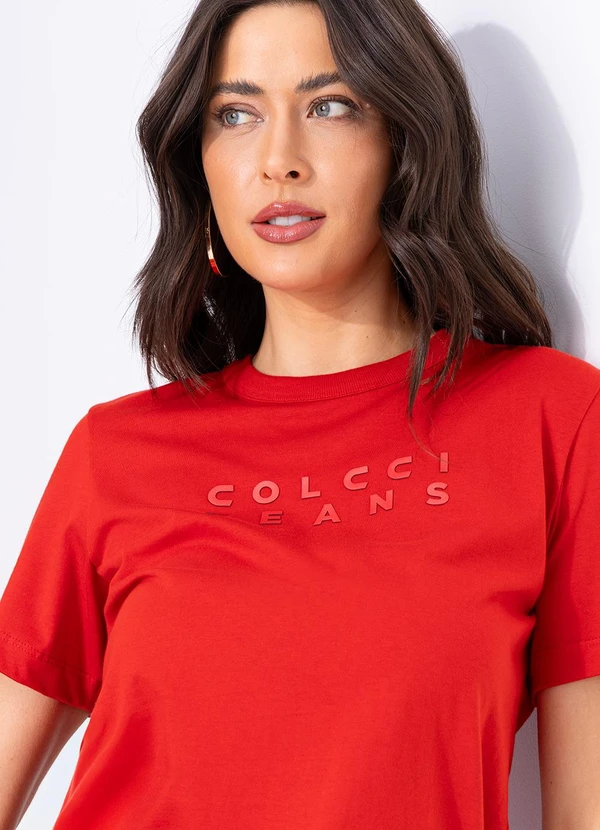 Colcci Jeans - Camiseta Cj Vermelho 4