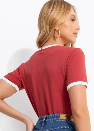Colcci Jeans - Camiseta Cj Vermelho - COLCCI JEANS