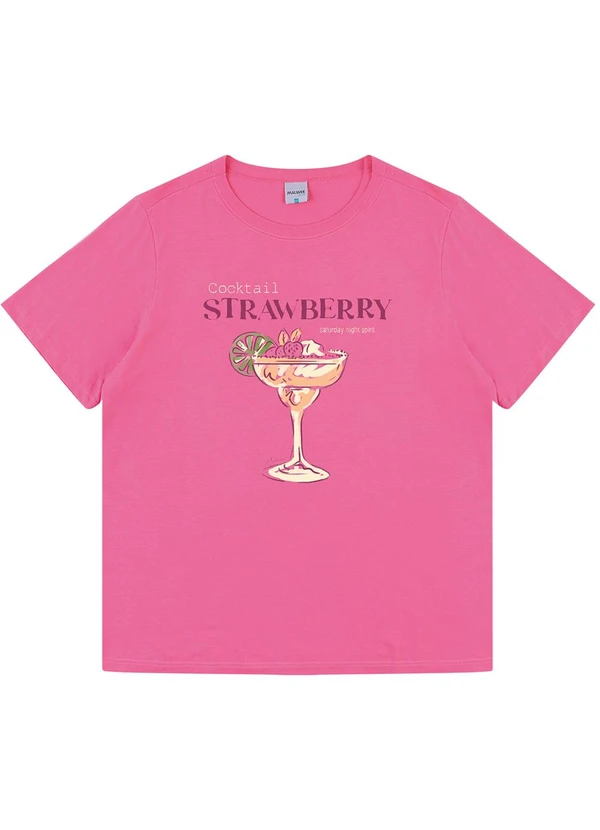 Malwee - Camiseta Cocktail Strawberry Rosa 1