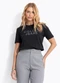 Colcci Jeans - Camiseta com Aplicação Cj Off White - variação: Preto