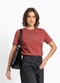 Colcci Jeans - Camiseta com Aplicação Cj Off White - variação: Vermelho