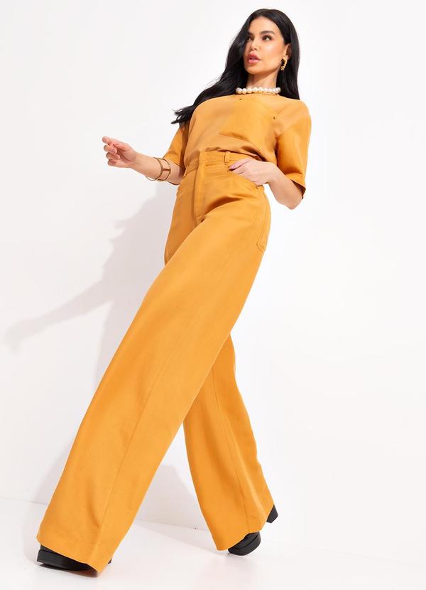 Forum - Camiseta Detalhe Linho Bege 7