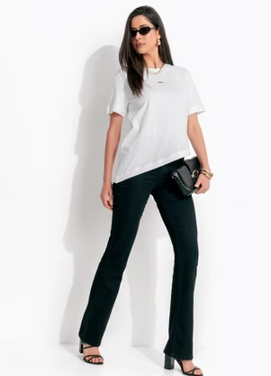 Colcci - Camiseta em Algodão Off White - COLCCI