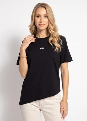 Colcci - Camiseta em Algodão Preto - COLCCI