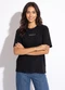 Colcci - Camiseta em Algodão Preto - variação: Preto
