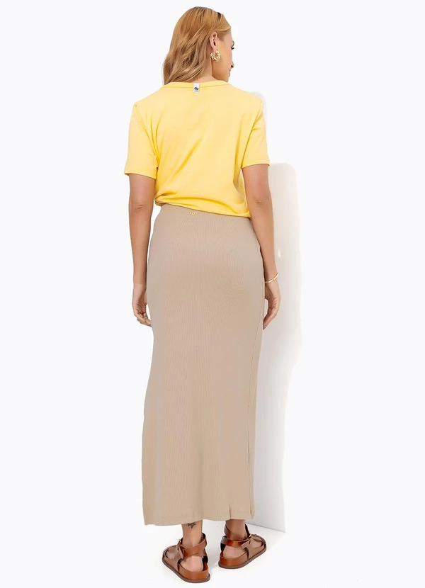 Colcci - Camiseta em Malha Amarelo 4