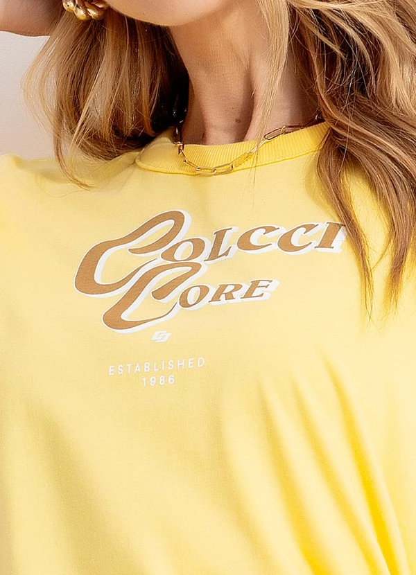 Colcci - Camiseta em Malha Amarelo 7
