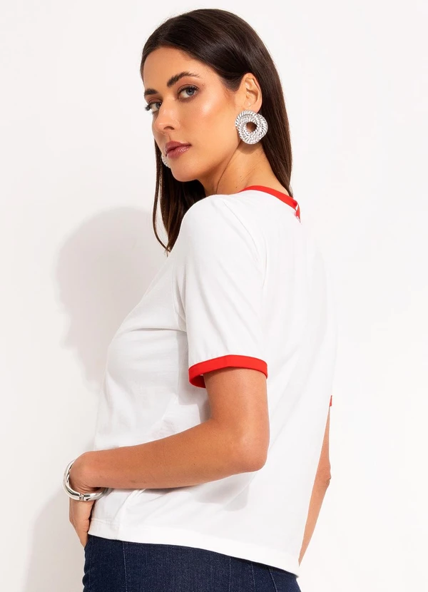 Colcci - Camiseta em Malha Bege 2