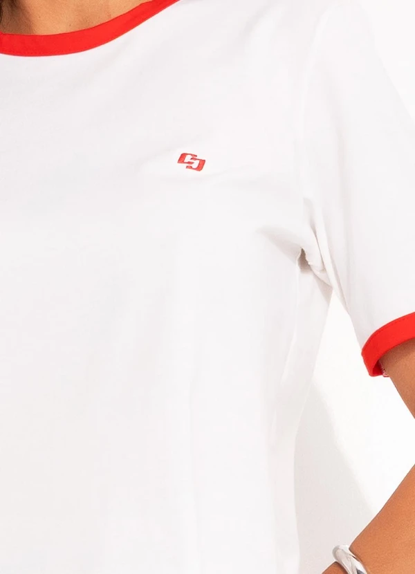 Colcci - Camiseta em Malha Bege 7