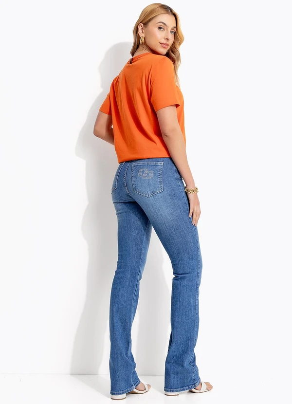 Colcci - Camiseta em Malha Laranja 4