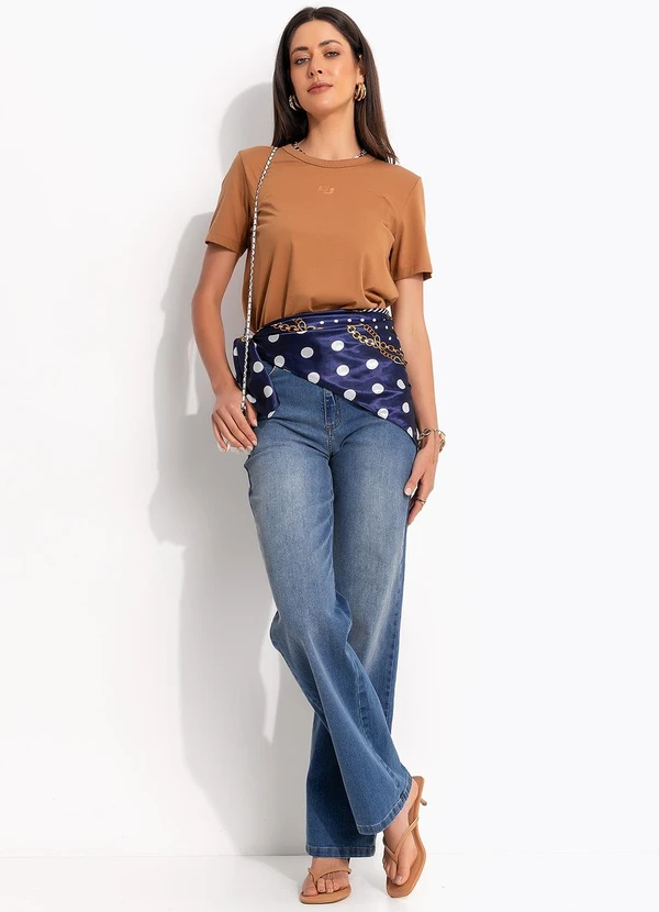 Colcci - Camiseta em Malha Marrom 3