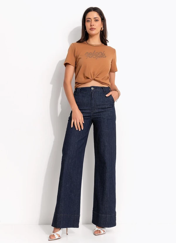 Colcci - Camiseta em Malha Marrom 3