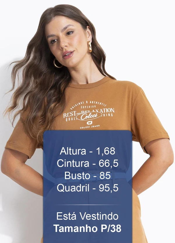 Colcci - Camiseta em Malha Marrom 6