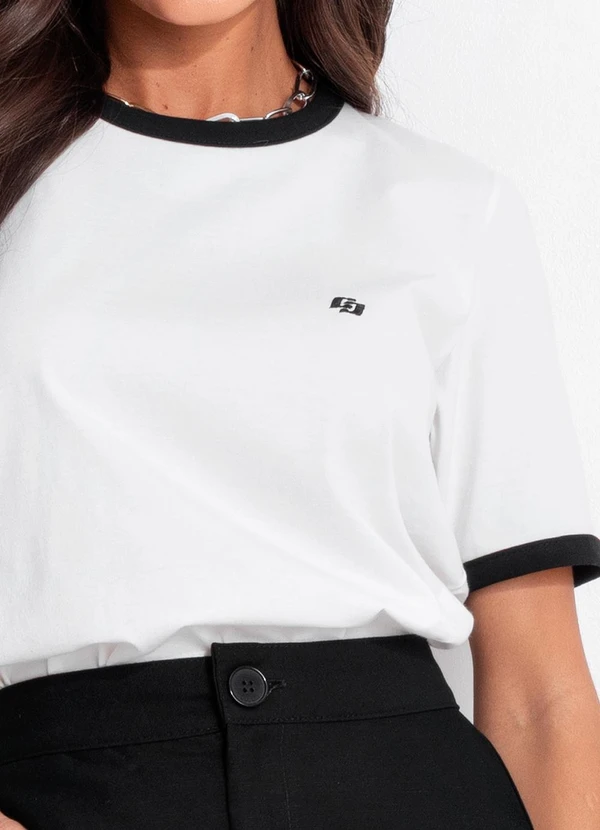 Colcci - Camiseta em Malha Off White 9