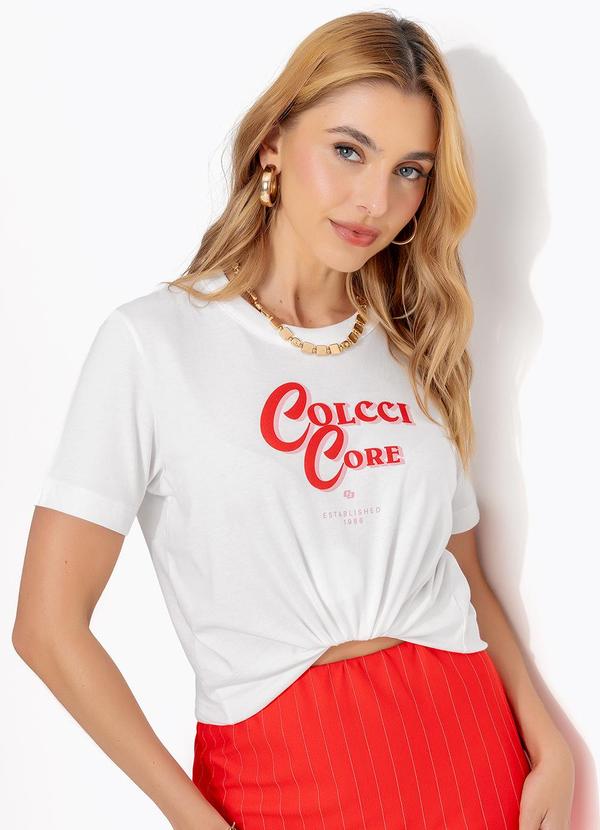 Colcci - Camiseta em Malha Off White