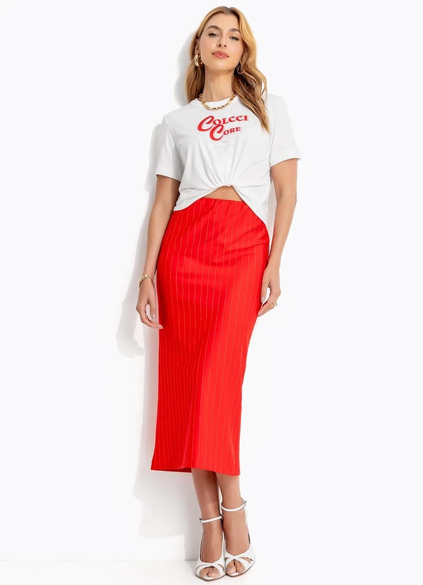 Colcci - Camiseta em Malha Off White 7