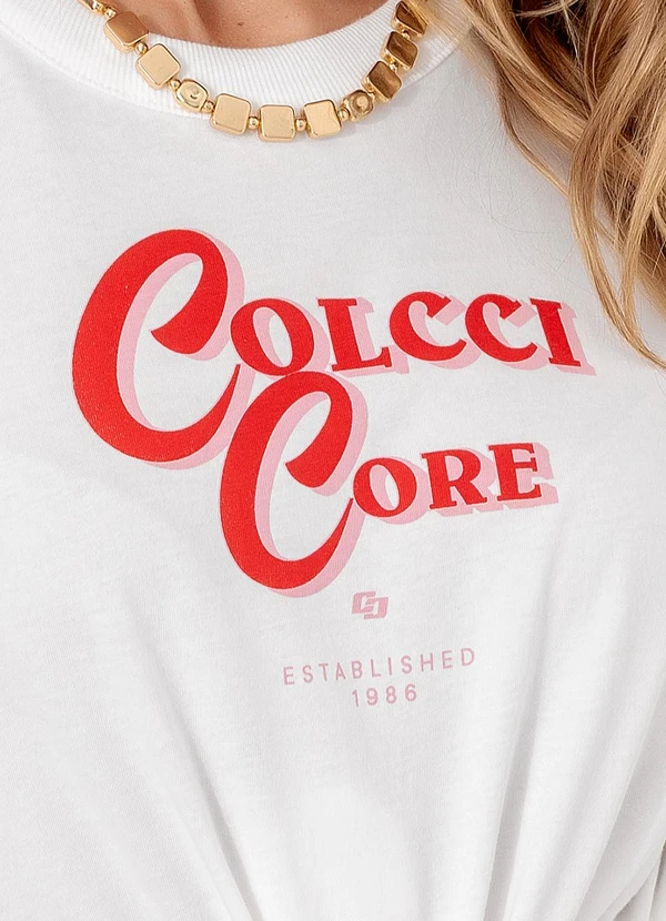 Colcci - Camiseta em Malha Off White 8