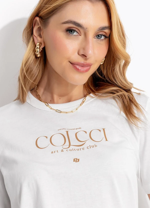 Colcci - Camiseta em Malha Off White 7