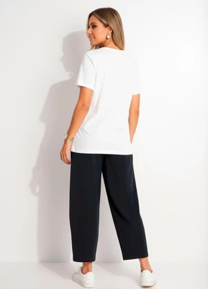 Colcci - Camiseta em Malha Off White - COLCCI