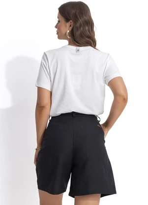 Colcci - Camiseta em Malha Off White - COLCCI