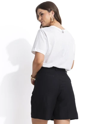 Colcci - Camiseta em Malha Off White - COLCCI