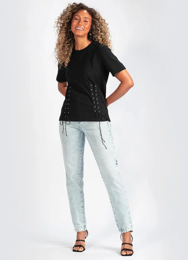 Colcci - Camiseta em Malha Preto 3