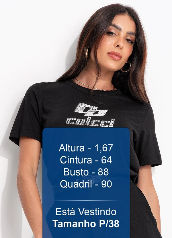 Colcci - Camiseta em Malha Preto 6