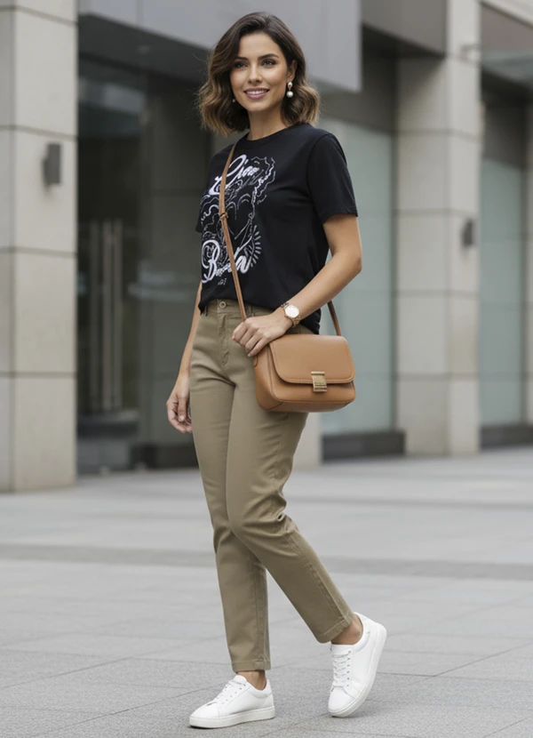 Colcci - Camiseta em Malha Preto 2