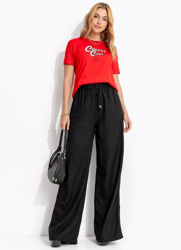 Colcci - Camiseta em Malha Vermelho 3