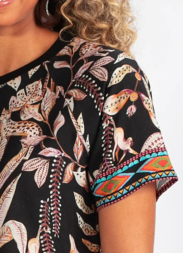 Colcci - Camiseta em Viscose Estampado 6