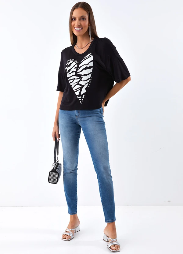 Colcci - Camiseta em Viscose Preto 3