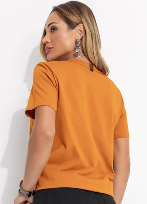 Colcci - Camiseta Estampada Amarelo - COLCCI