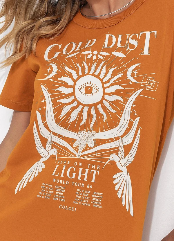 Colcci - Camiseta Estampada Amarelo 4