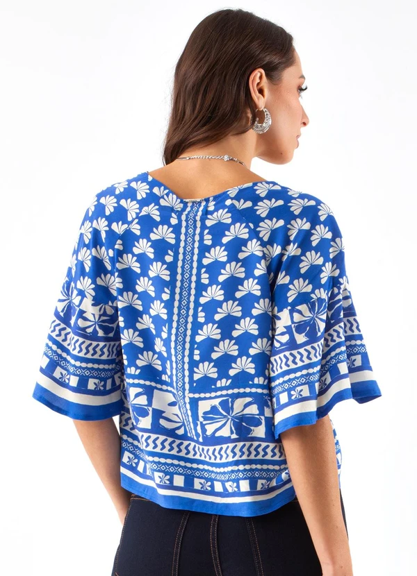 Colcci - Camiseta Estampada Azul 2