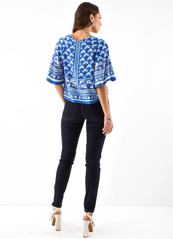 Colcci - Camiseta Estampada Azul 4