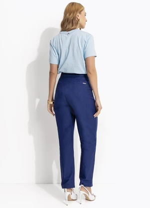 Colcci - Camiseta Estampada Azul - COLCCI