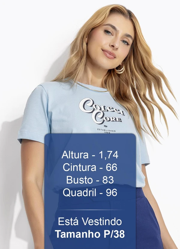 Colcci - Camiseta Estampada Azul 5
