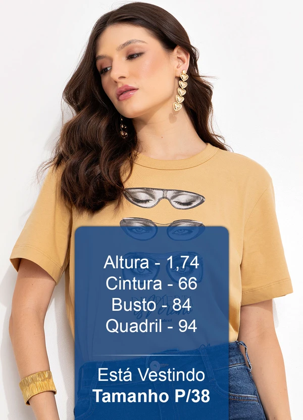 Colcci - Camiseta Estampada Bege 5