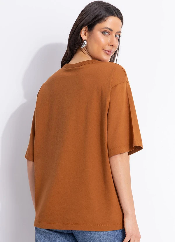 Colcci Jeans - Camiseta Estampada Cj Marrom 2