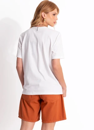 Colcci Jeans - Camiseta Estampada Cj Off White - COLCCI JEANS