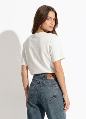 Colcci Jeans - Camiseta Estampada Cj Off White - COLCCI JEANS