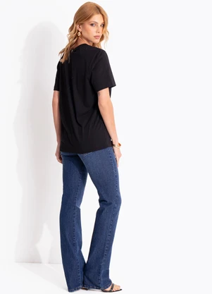 Colcci Jeans - Camiseta Estampada Cj Preto - COLCCI JEANS