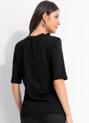 Colcci Jeans - Camiseta Estampada Cj Preto - COLCCI JEANS