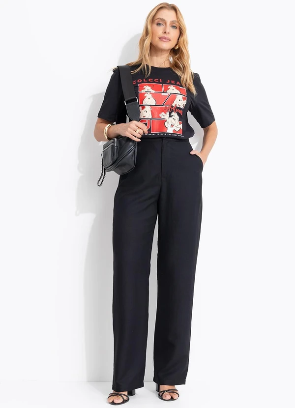 Colcci Jeans - Camiseta Estampada Cj Preto 3