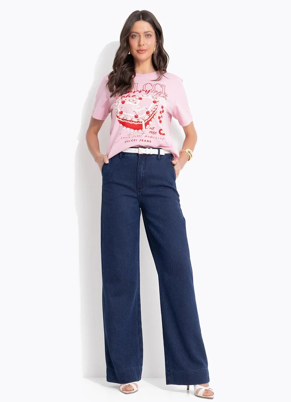 Colcci Jeans - Camiseta Estampada Cj Rosa 3
