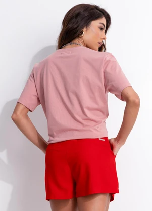 Colcci Jeans - Camiseta Estampada Cj Rosa - COLCCI JEANS