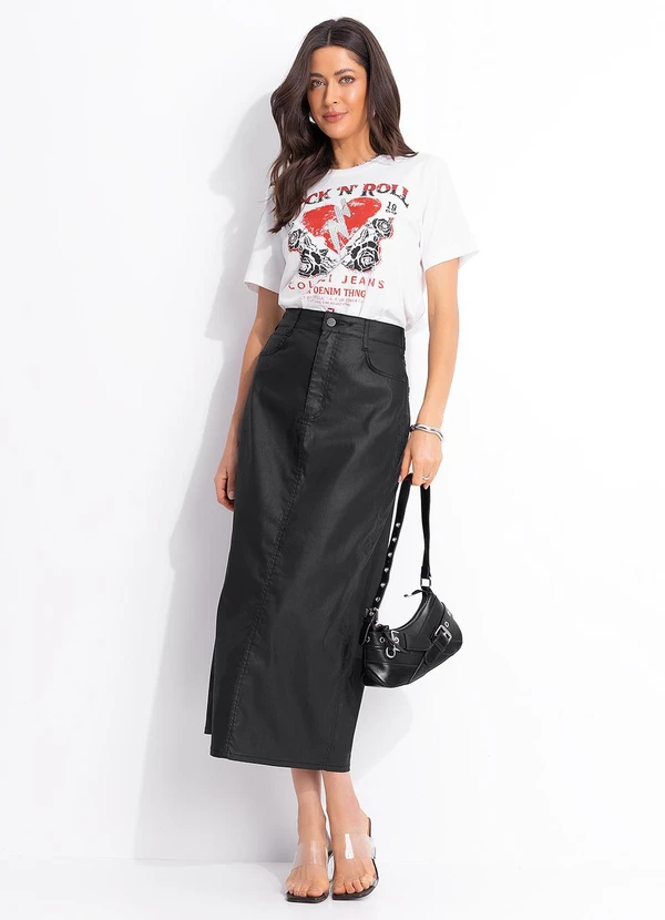 Colcci Jeans - Camiseta Estampada com Aplicação Cj Off White 3