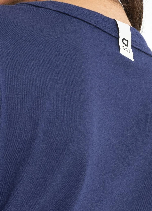 Colcci Jeans - Camiseta Estampada e Bordada Azul 6